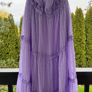 DAVI & DANI Lavender Purple Maxi Dress